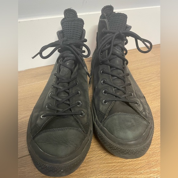 Converse Chuck Taylor All Star Waterproof High Triple Black 162409C Men’s 13 - Picture 6 of 11